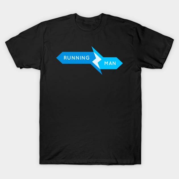 Running Man T-Shirt by Azdion